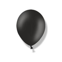 Воздушный шар латексный 12", черный, пастель