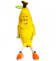 Мягкая игрушка "Банан" с ножками и ручками 100 см (желтый) 