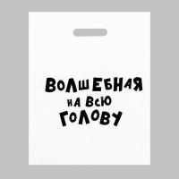 Пакет полиэтиленовый «Волшебная на всю голову» 31х40 см